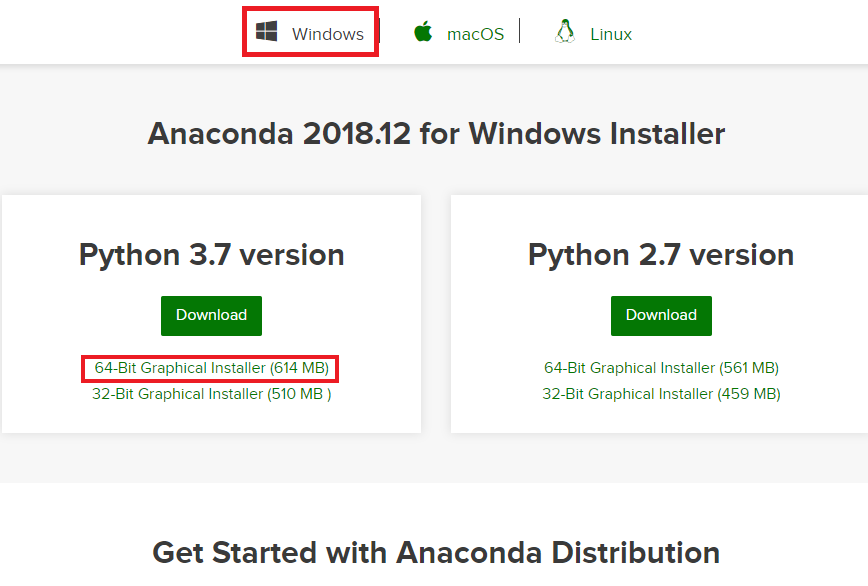 anaconda for windows 10 download