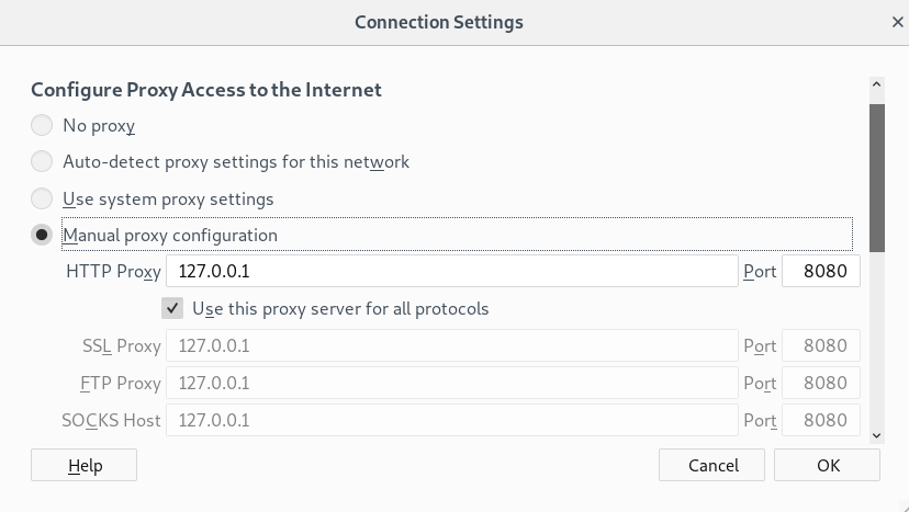 burp proxy setup