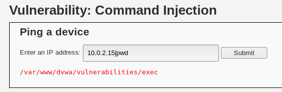 command injection vulnerability