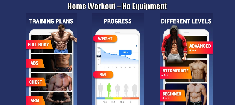 Home Workout – No Equipment
best fitness apps for android