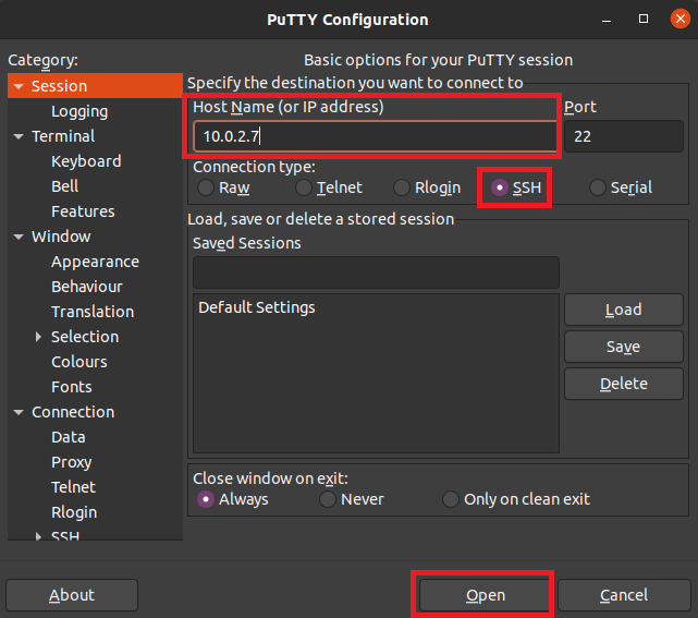 install putty on linux