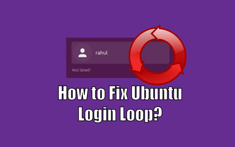 ubuntu login loop