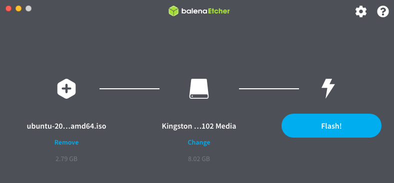 Create Bootable Linux USB using Etcher