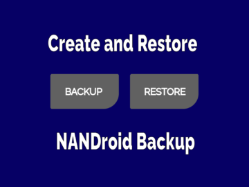 Create and Restore NANDroid Backup