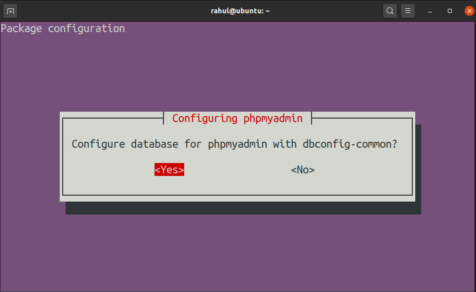 Configuration php