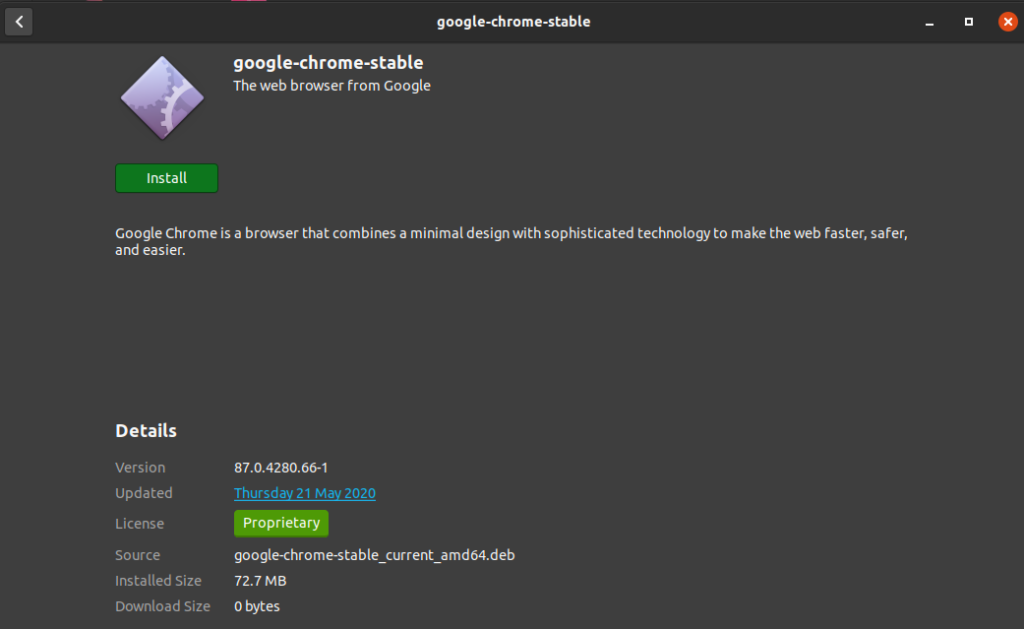 google chrome install linux mint