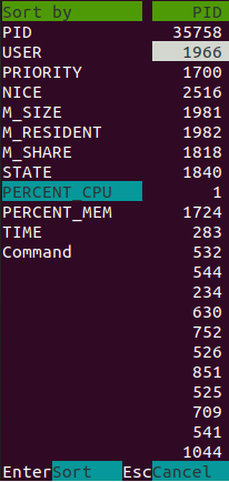 htop network usage