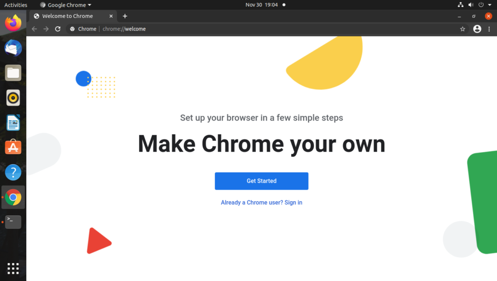 install chrome on ubuntu