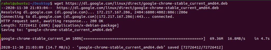 install chrome on ubuntu