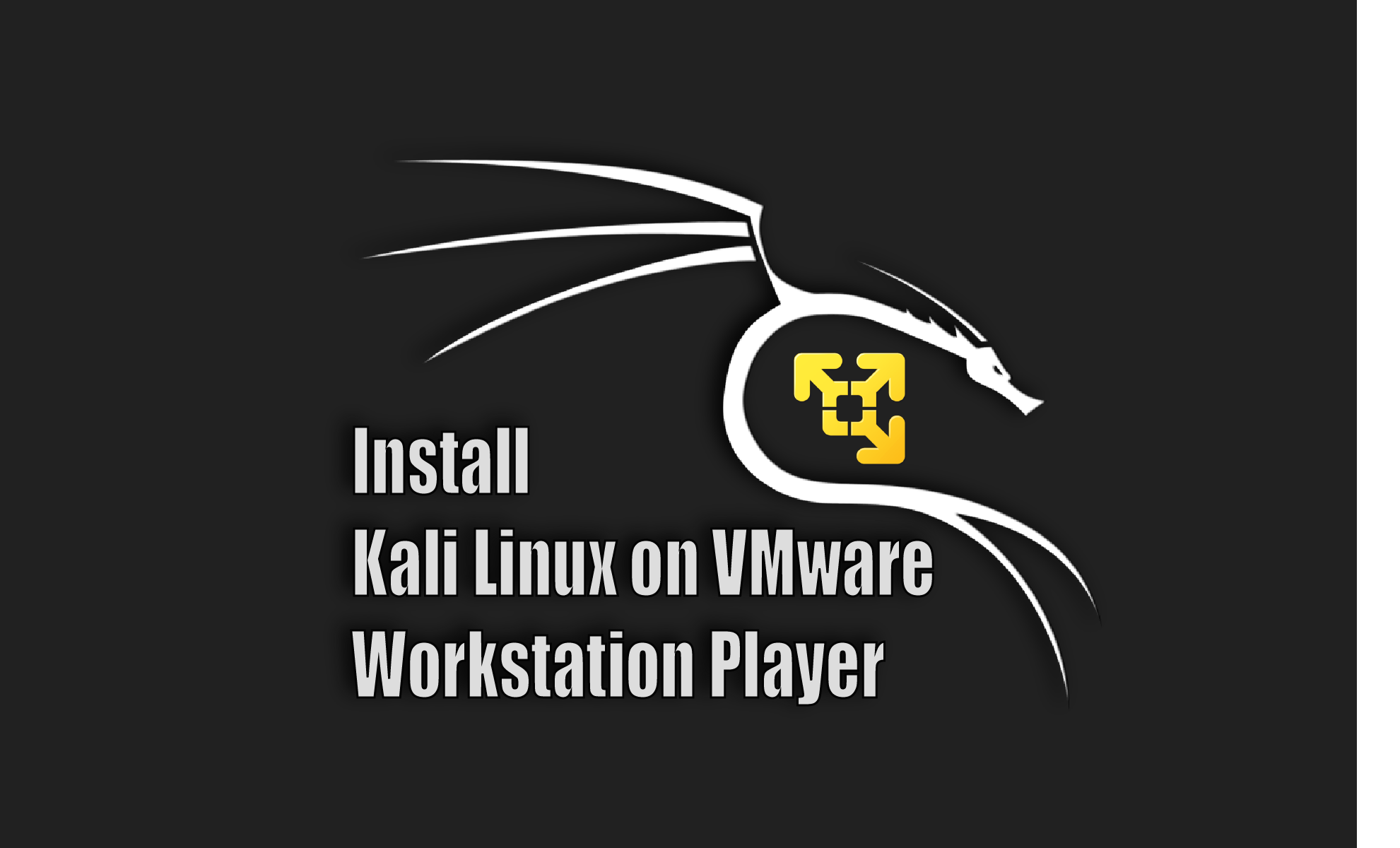 how to install kali linux on vmware player