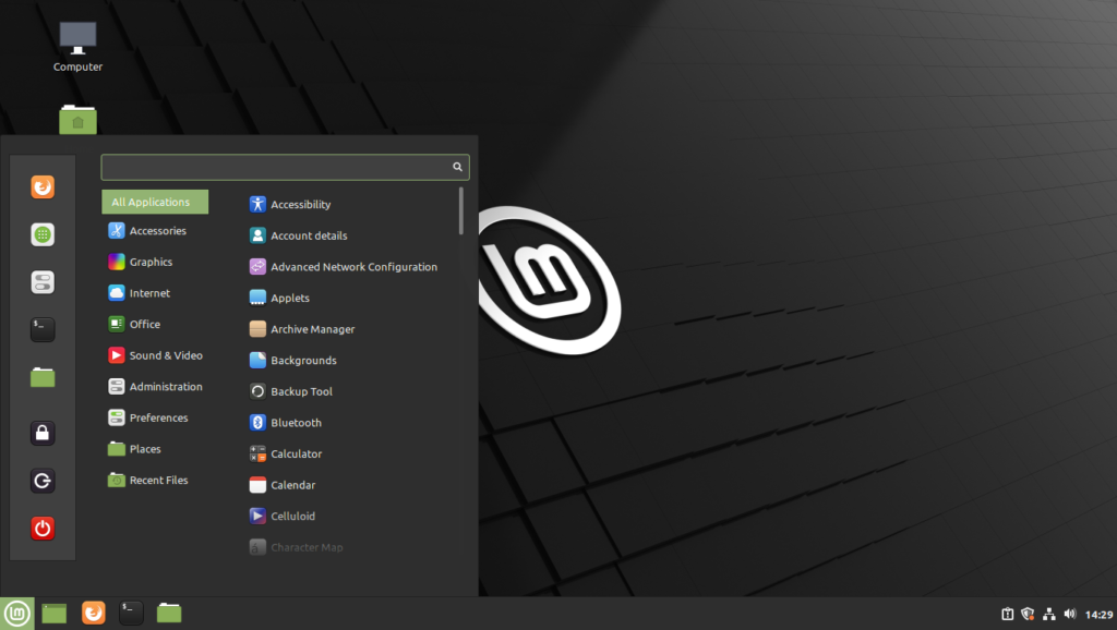 Linux Mint Desktop