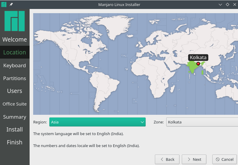 configure timezone