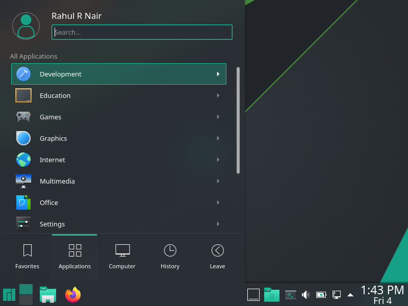 Manjaro Linux Desktop