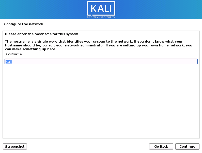 install kali linux on vmware