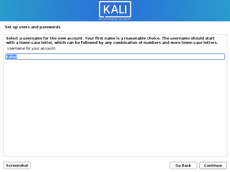 install kali linux on vmware