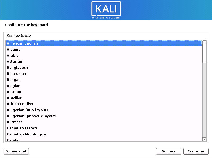 install kali linux on vmware