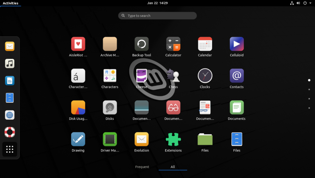 successfully installed gnome desktop on Linux Mint