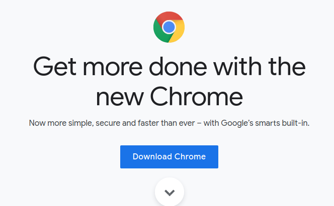 Download Google Chrome from official website