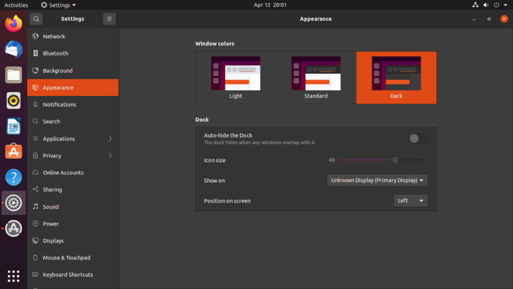 enable system-wide dark mode in ubuntu