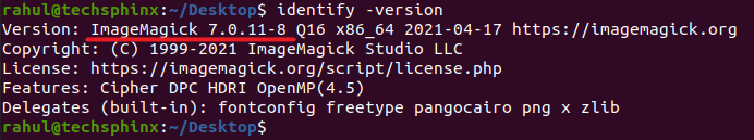 ImageMagick 7 compiled and installed through source