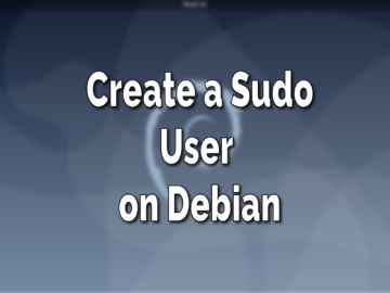 add sudo user debian