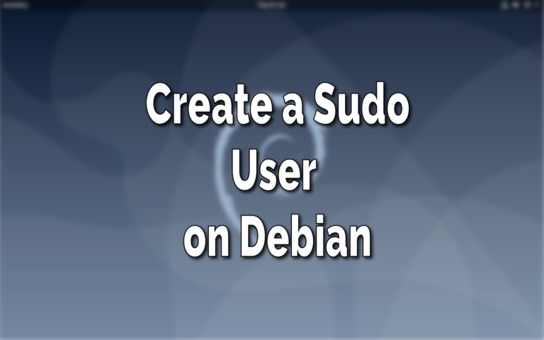 add sudo user debian