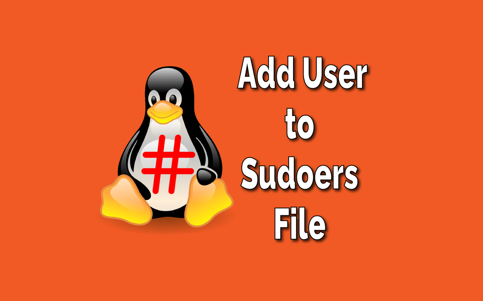 linux how to add user to sudoers