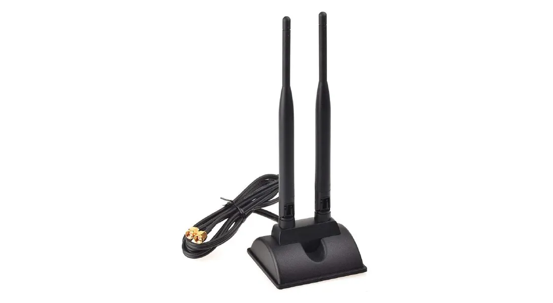 Cuifati WiFi Router Antenna 2.4/5G Dual Frequency Antenna with IPEX1 line Wireless Module Extension Cable for Network Card with Mini pcie Interface