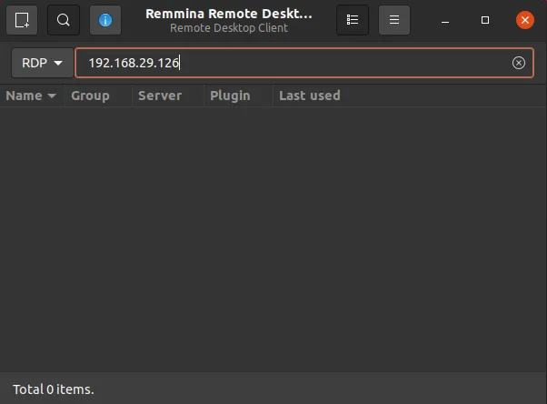 Remmina RDP Client
