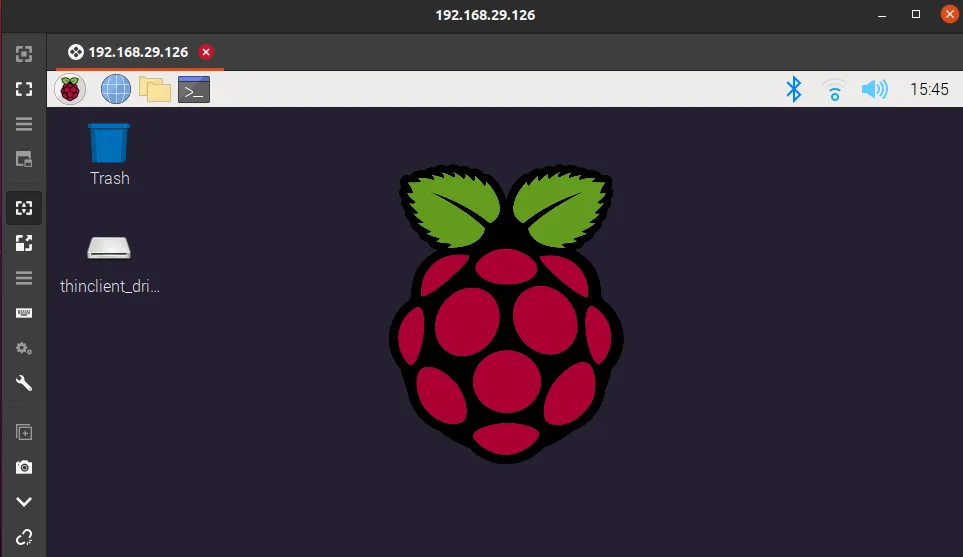 Remmina Remote Desktop to Raspberry Pi from Linux