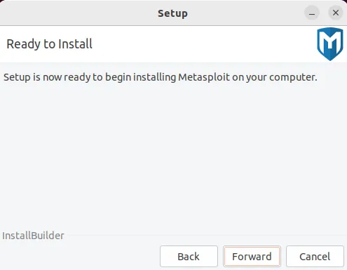 start metasploit installation on Ubuntu